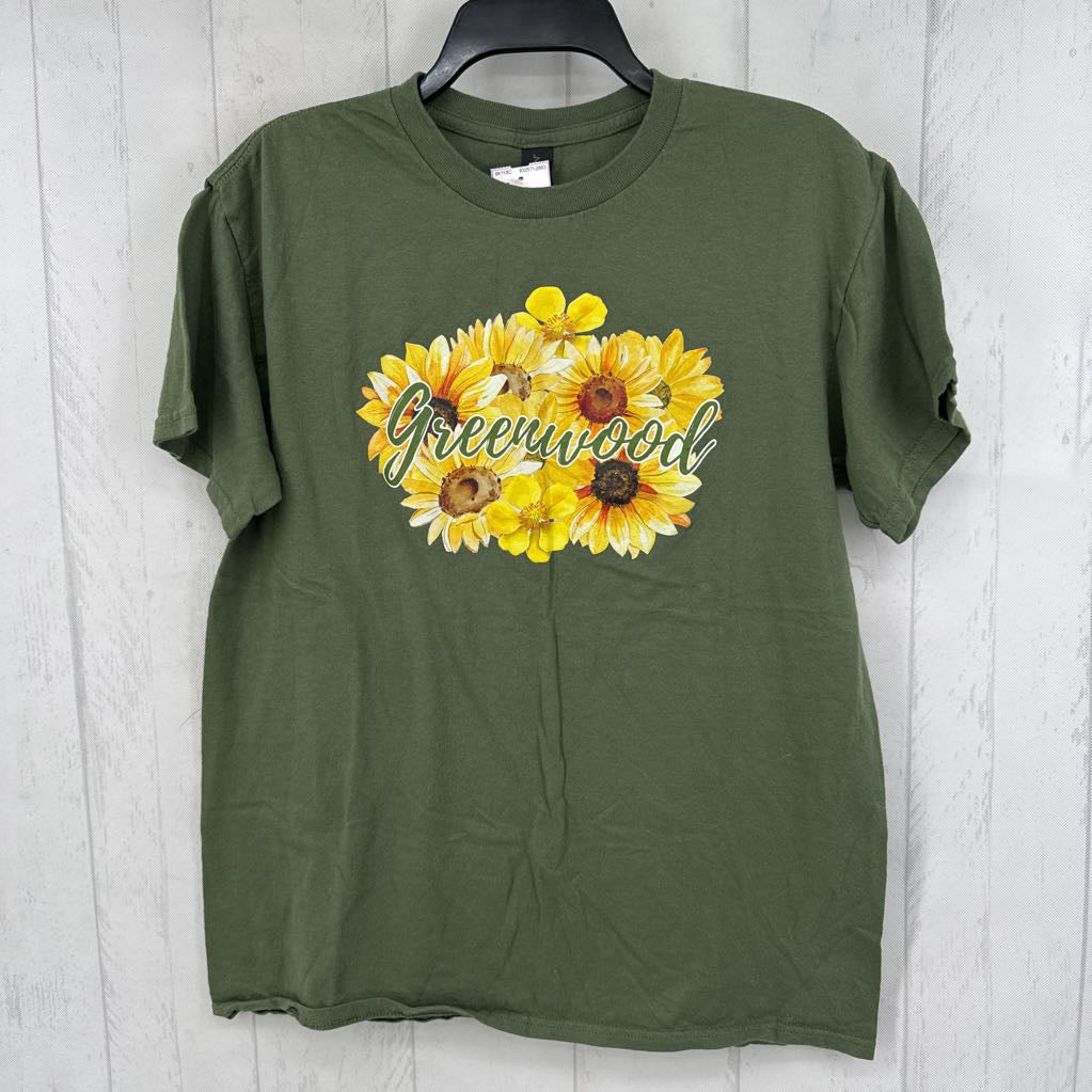 M graphic s/s tee-greenwood