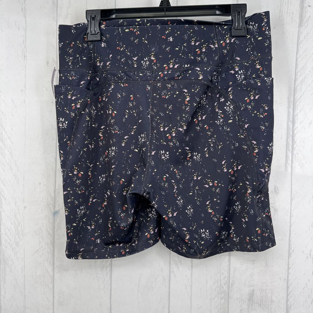 XL flo print hi-rise shorts