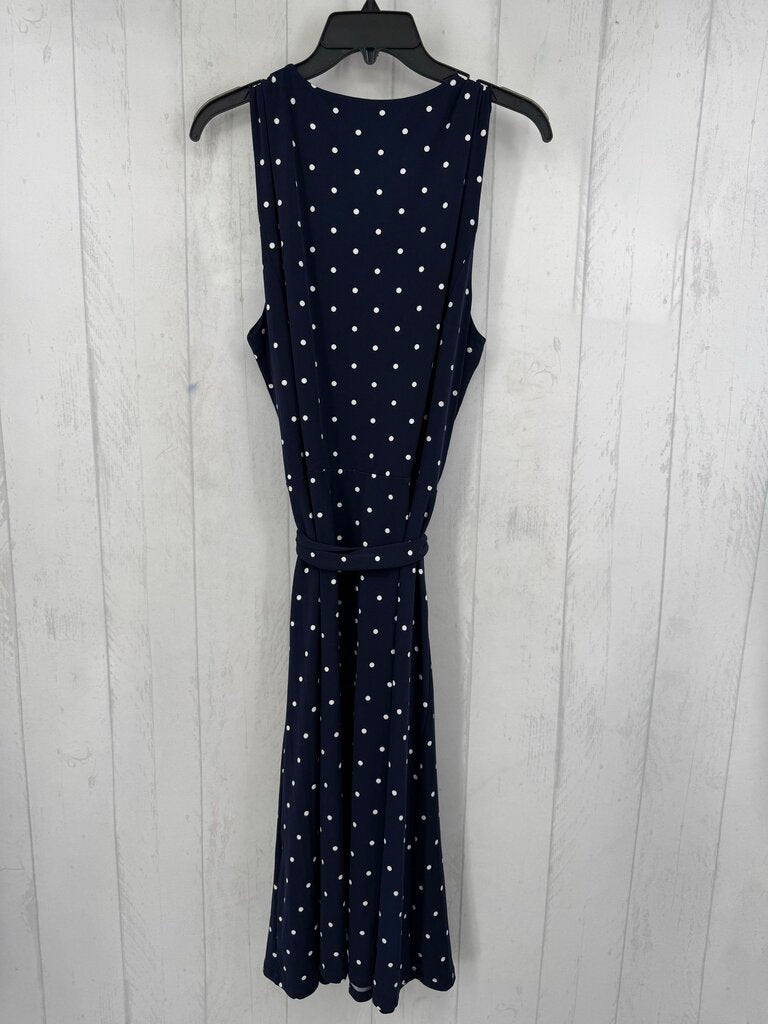 XL polka dot slvls dress