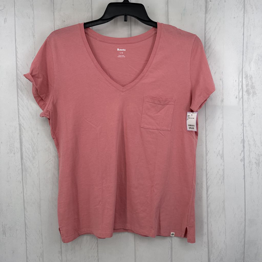 L v-neck s/s tee
