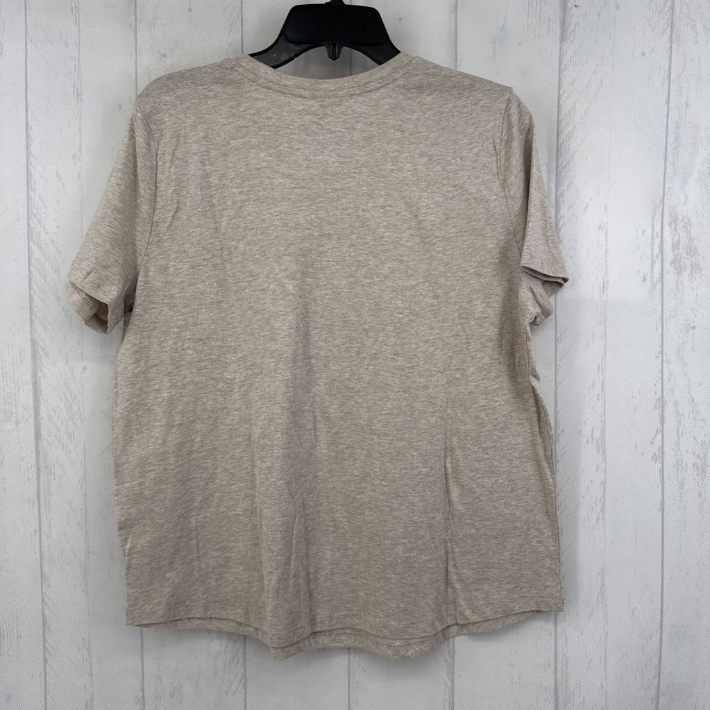 L heathered crewneck s/s tee