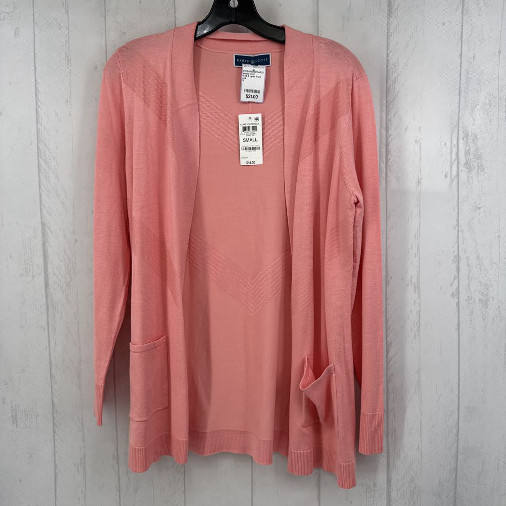 R46 S open front cardi