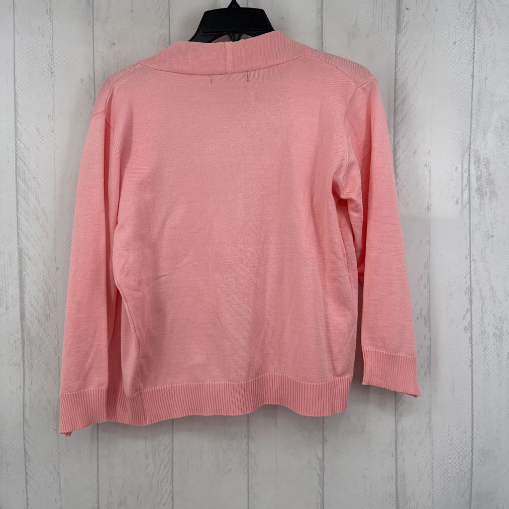 XL crop open front cardi