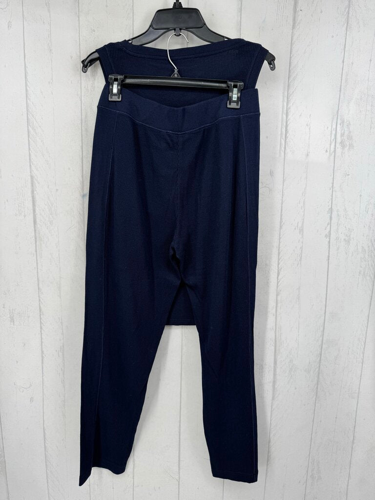 M 2pc waffle knit pants set