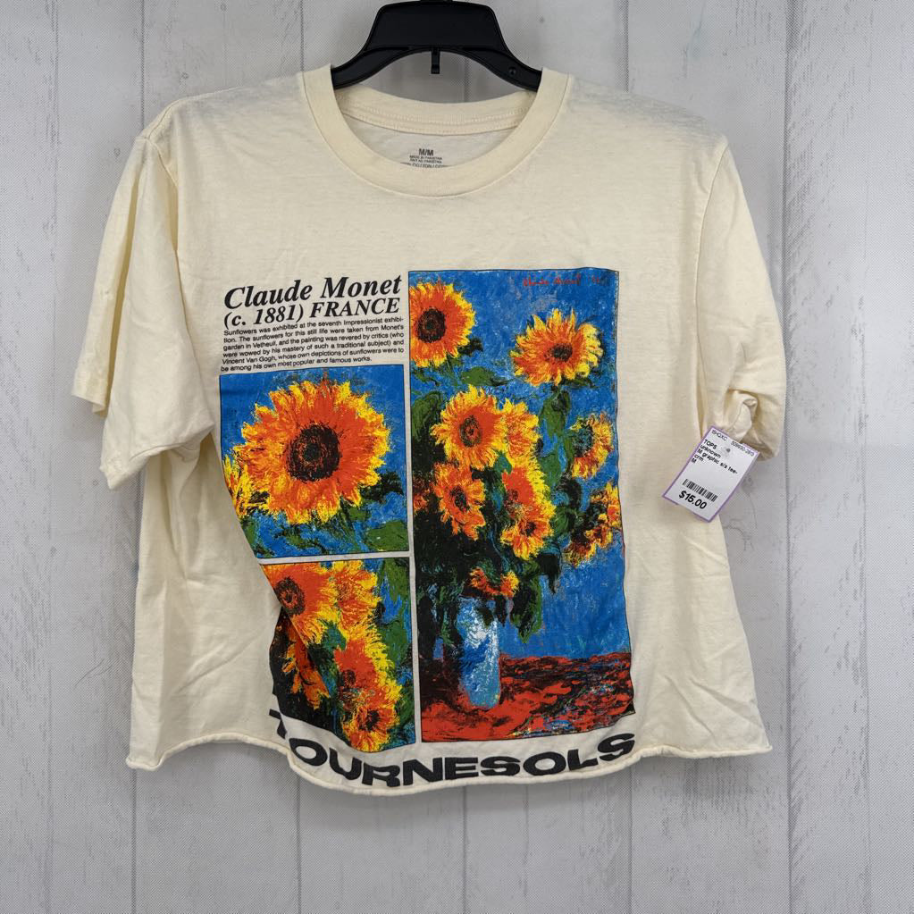 M graphic s/s tee-claude monet