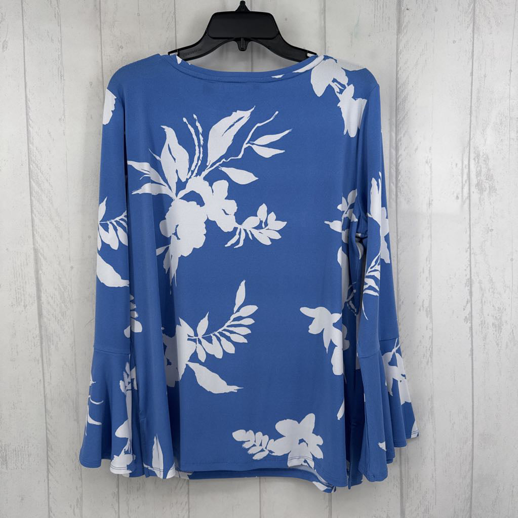 L flo print l/s top
