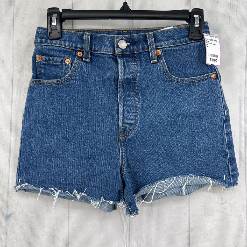 26 hi-rise jean shorts