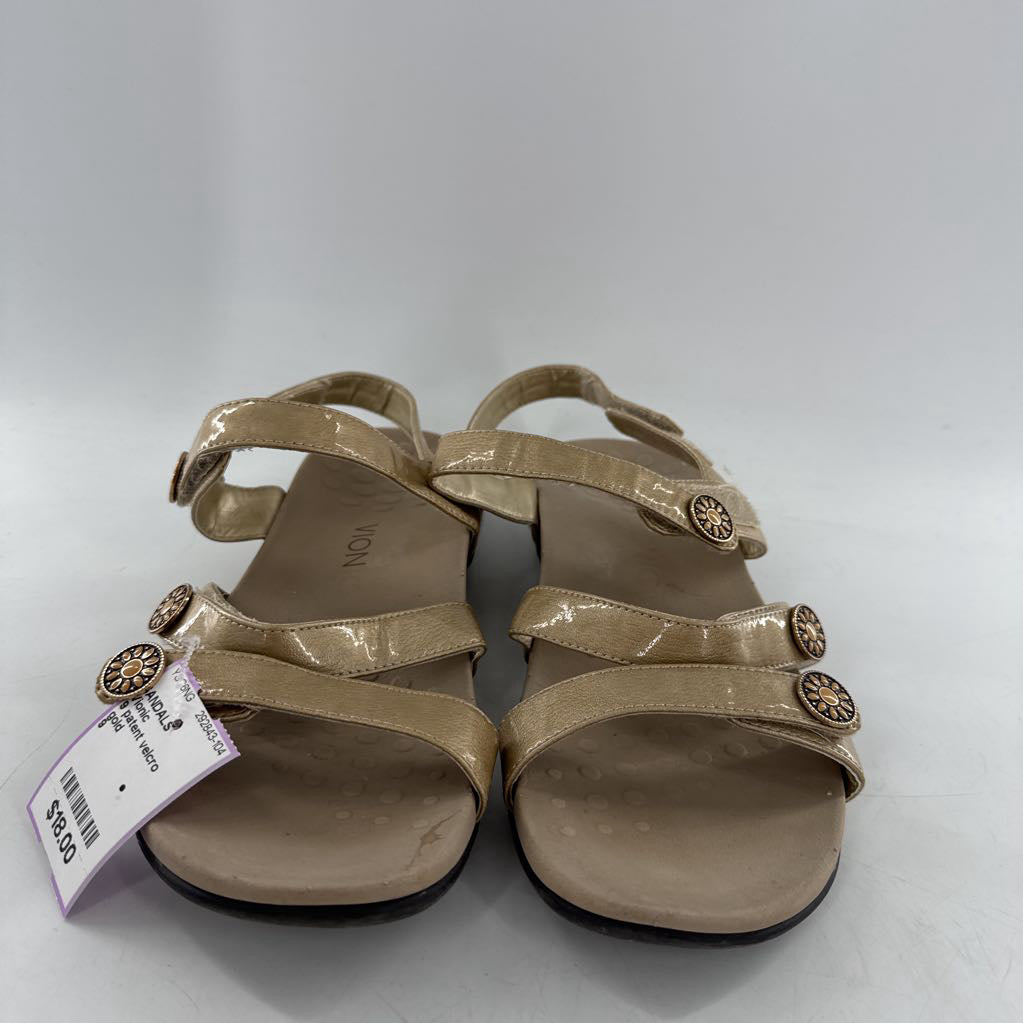 9 patent velcro strap sandals
