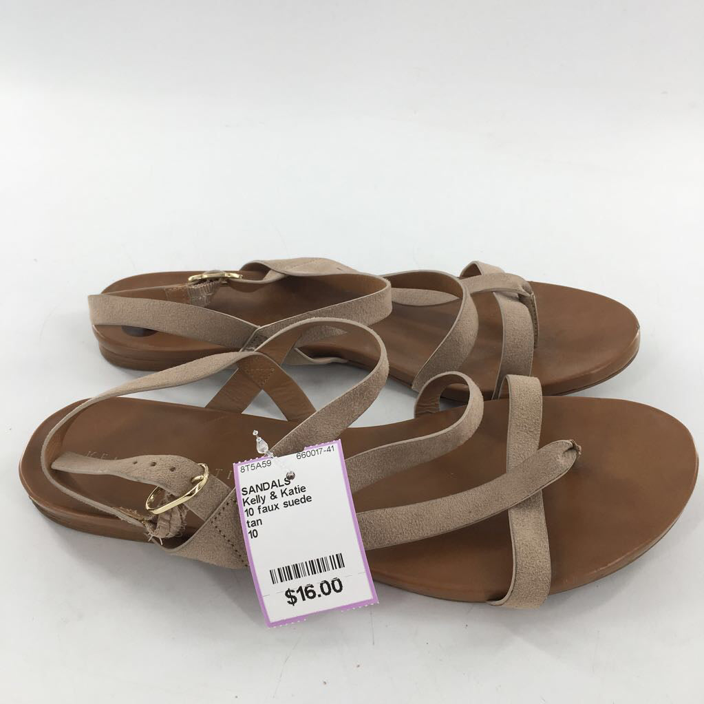 10 faux suede strappy sandal