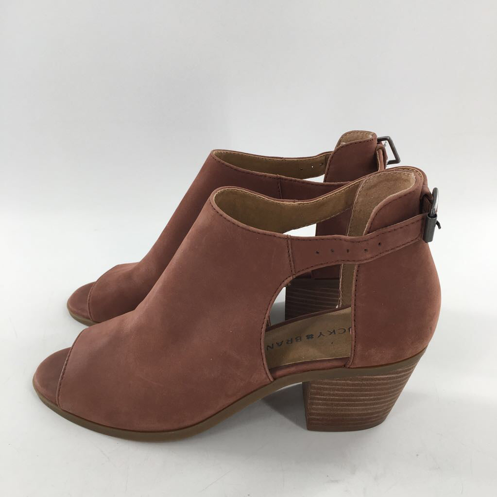 9 suede ankle bootie