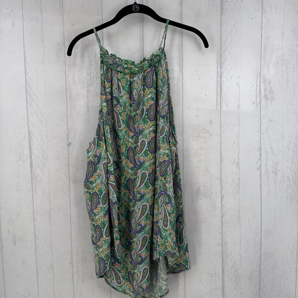 XXL paisley print flowy tank