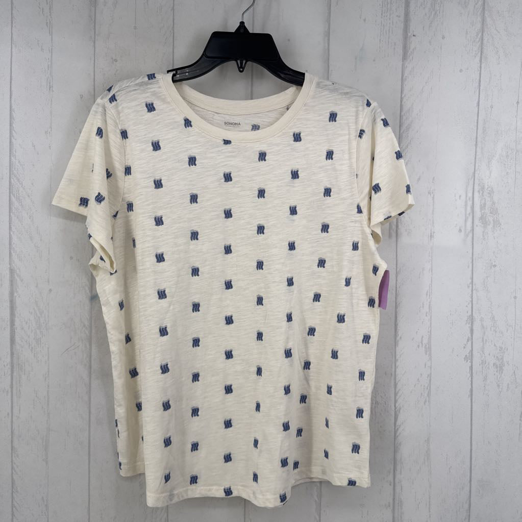 XLp printed crewneck s/s tee