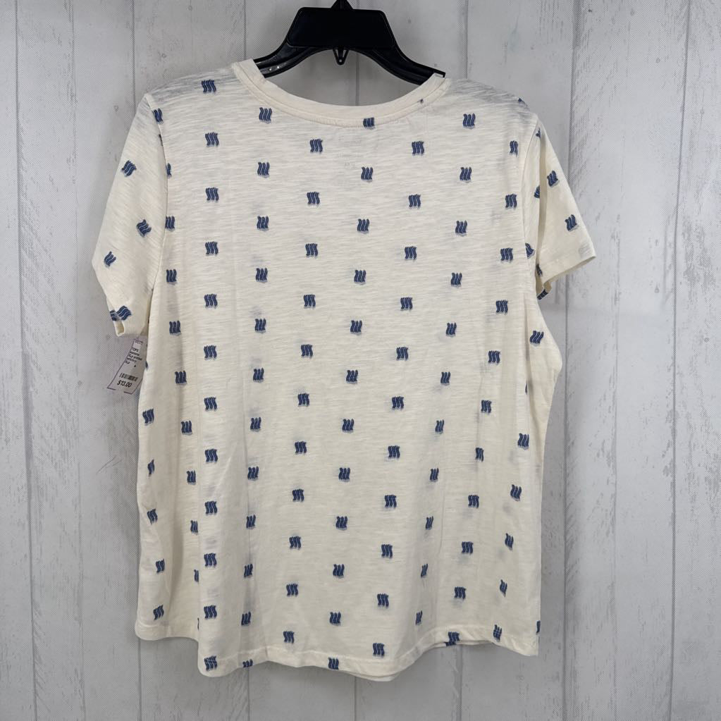 XLp printed crewneck s/s tee