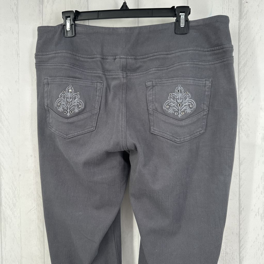 16 pull-on stretch knit pant