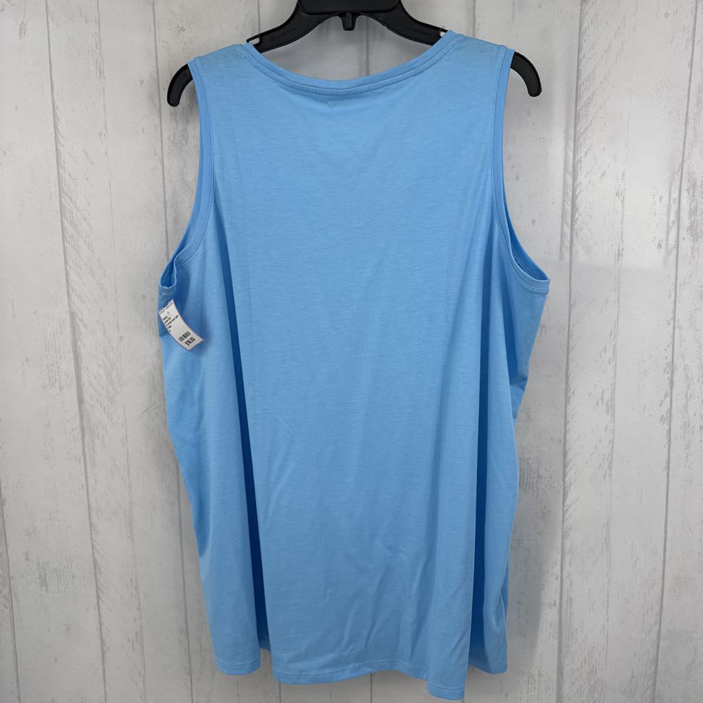 1x scoop neck tank