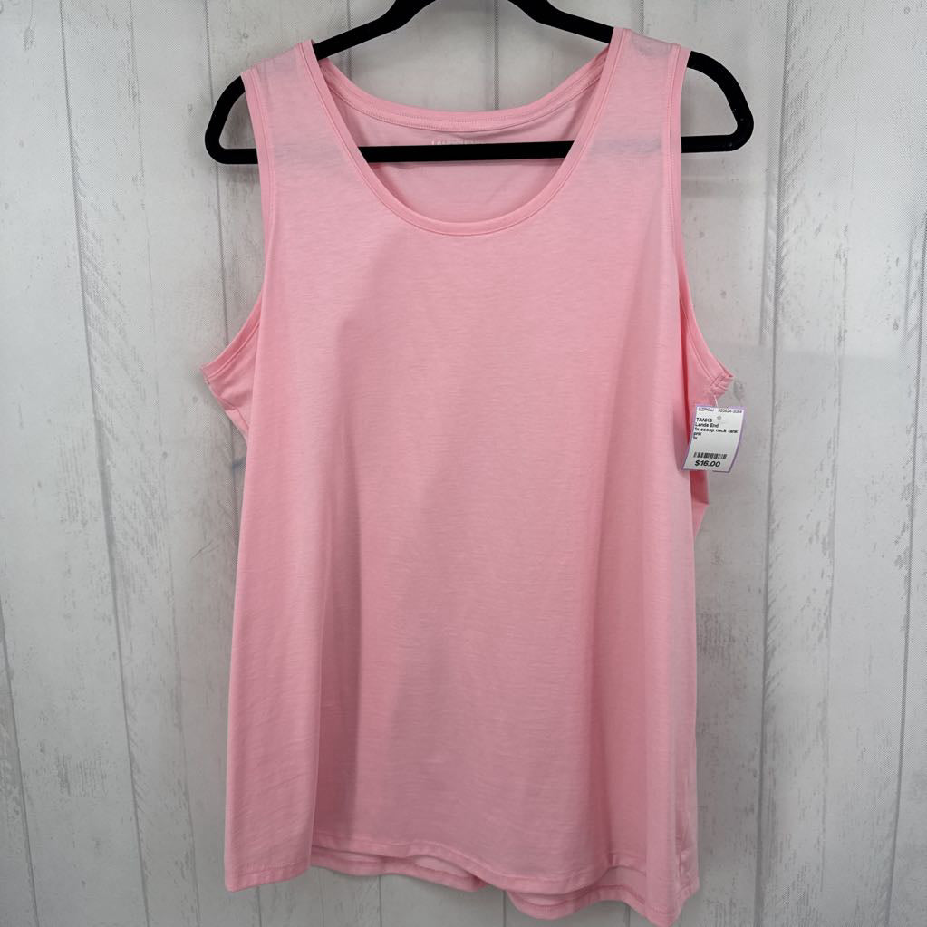 1x scoop neck tank