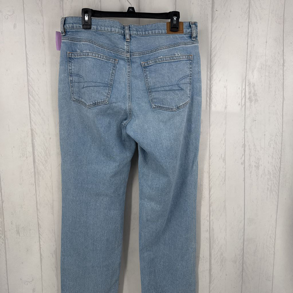 12 hi-rise straight leg jean