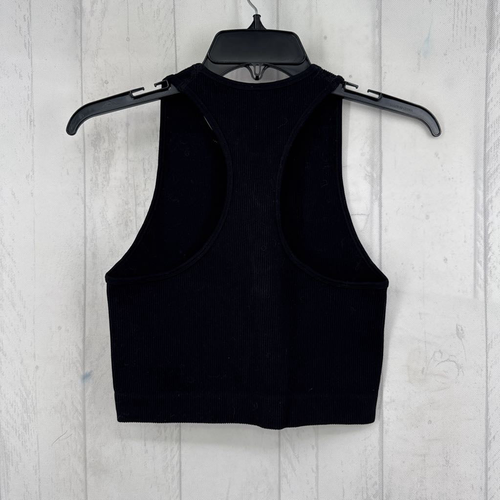 2X rib knit crop tank