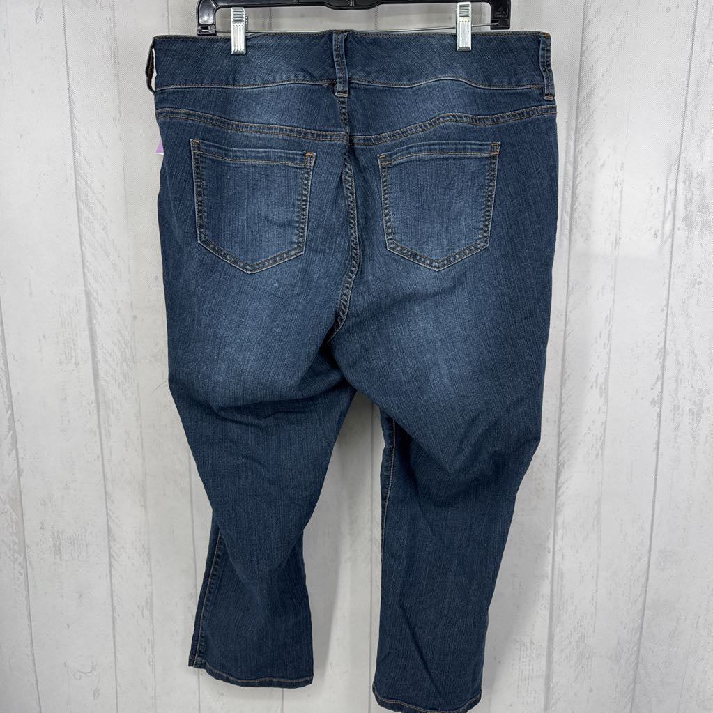 16 denim capris