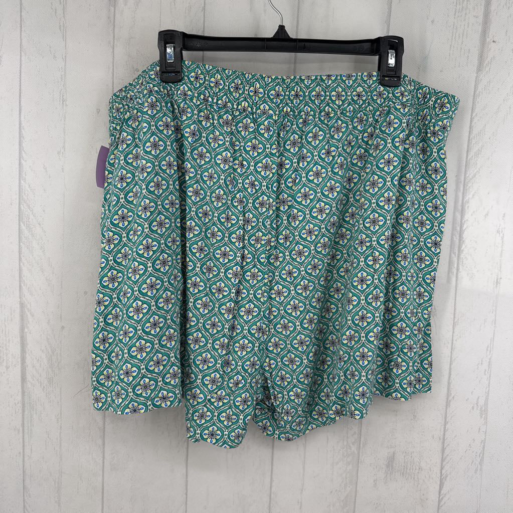 XXL printed pull-on shorts