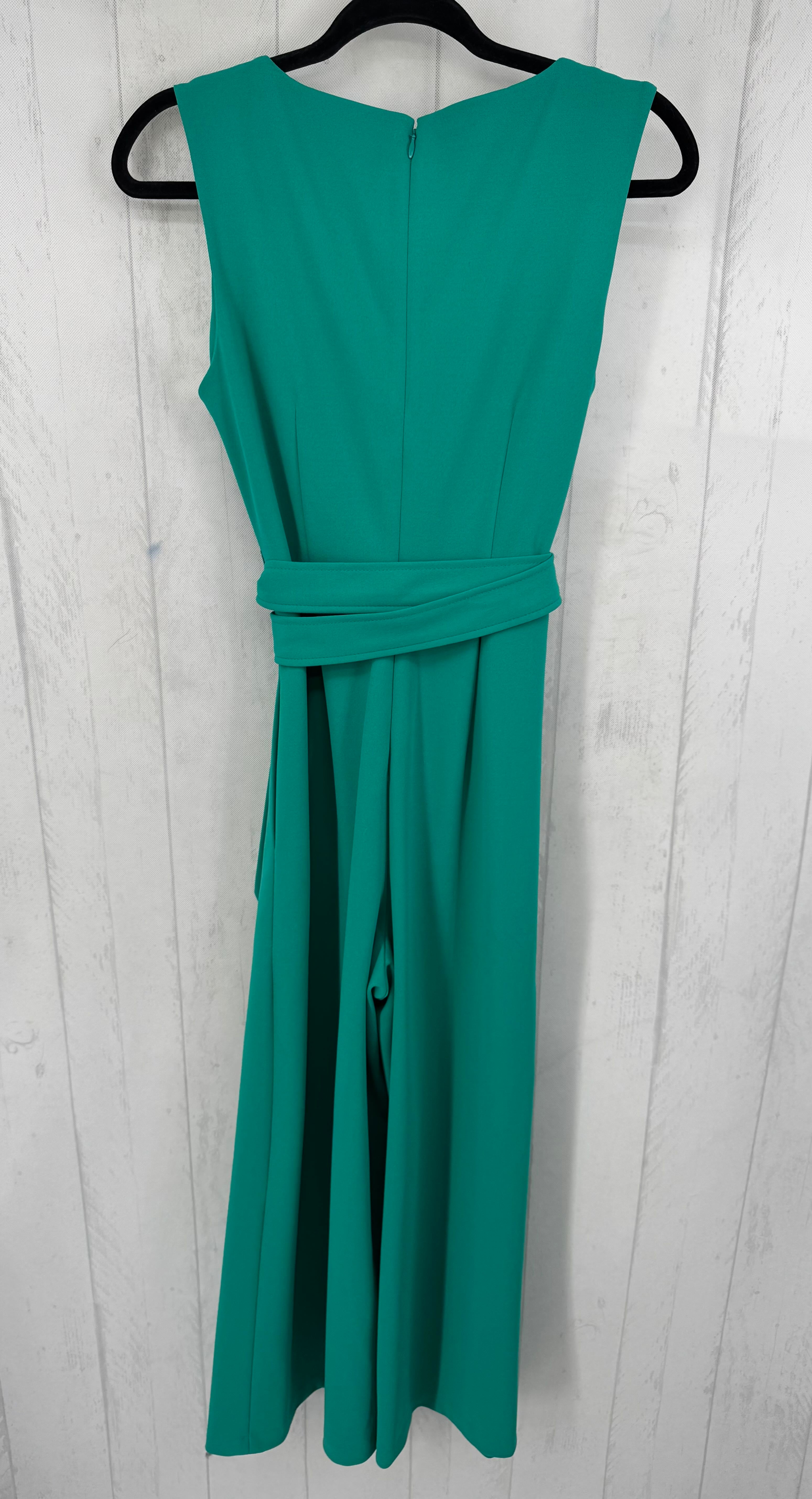 6 v-neck belted slvls jumpsuit