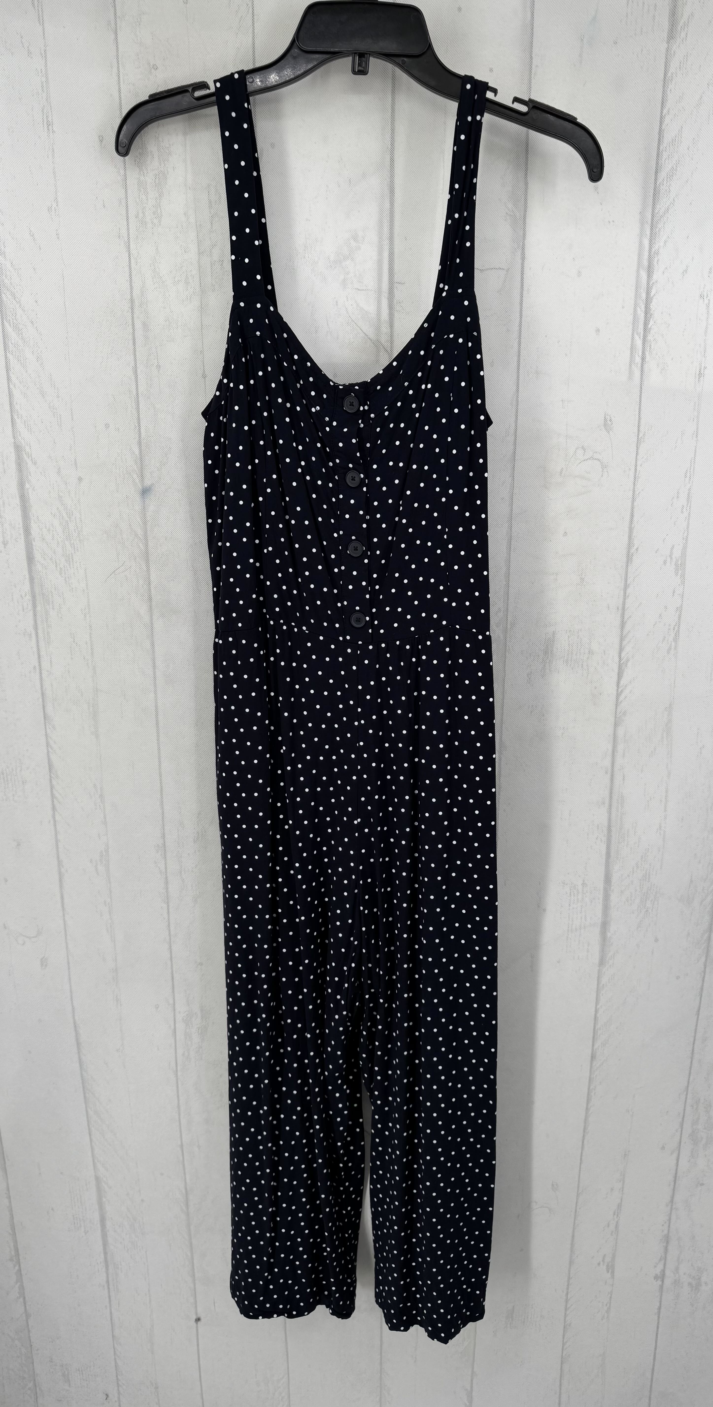 L polka dot slvls jumpsuit