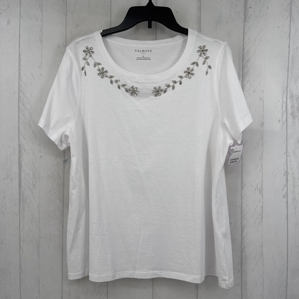 XL embelished s/s tee