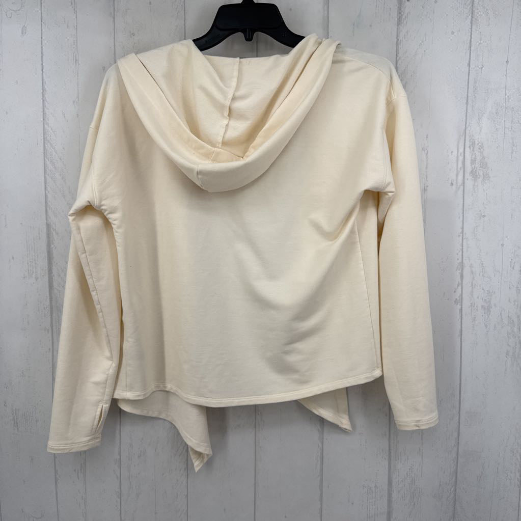 S open front hooded cardi