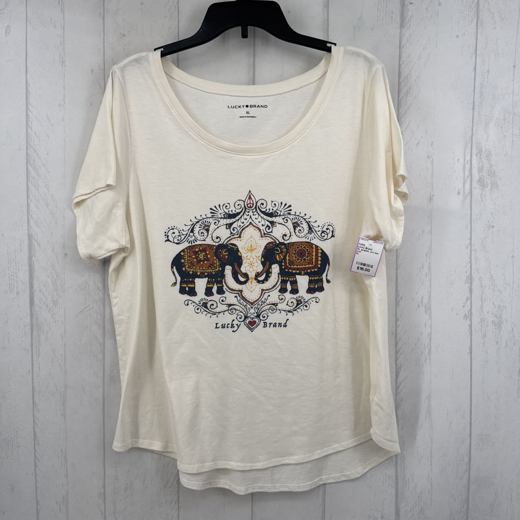 XL graphic s/s tee-elephant