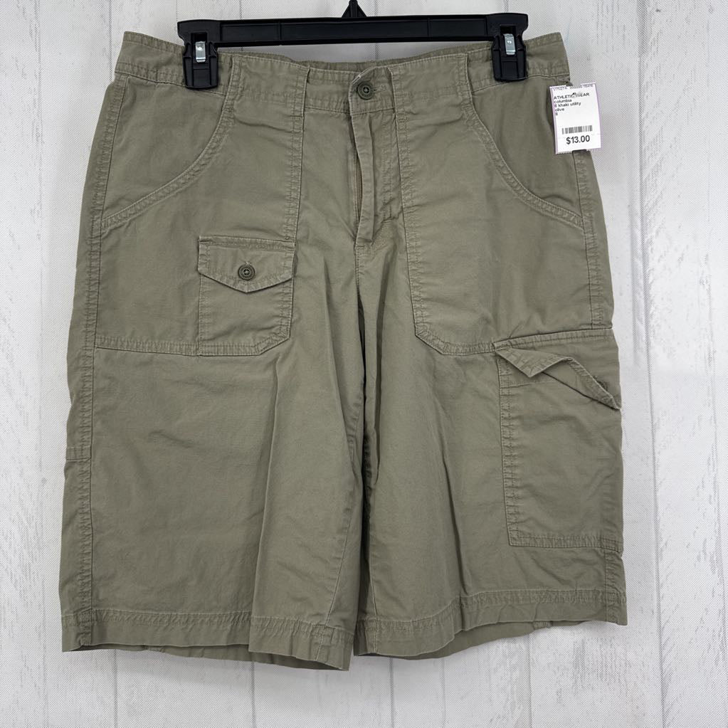 8 khaki utility shorts