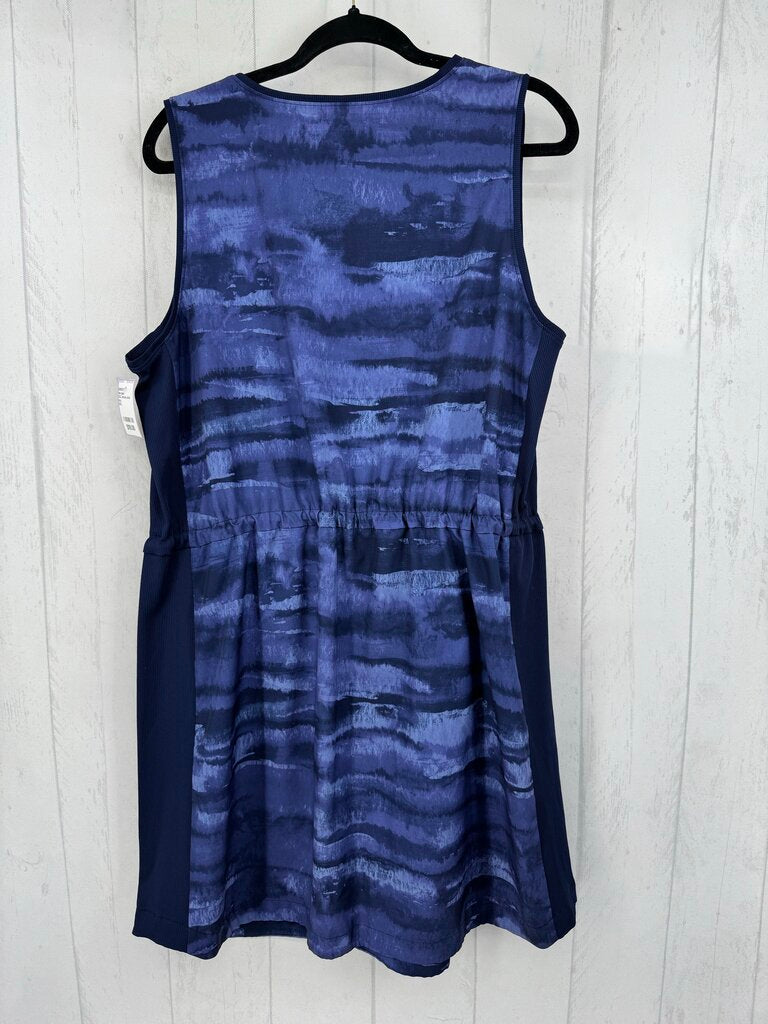 XXL tie-dye slvls dress