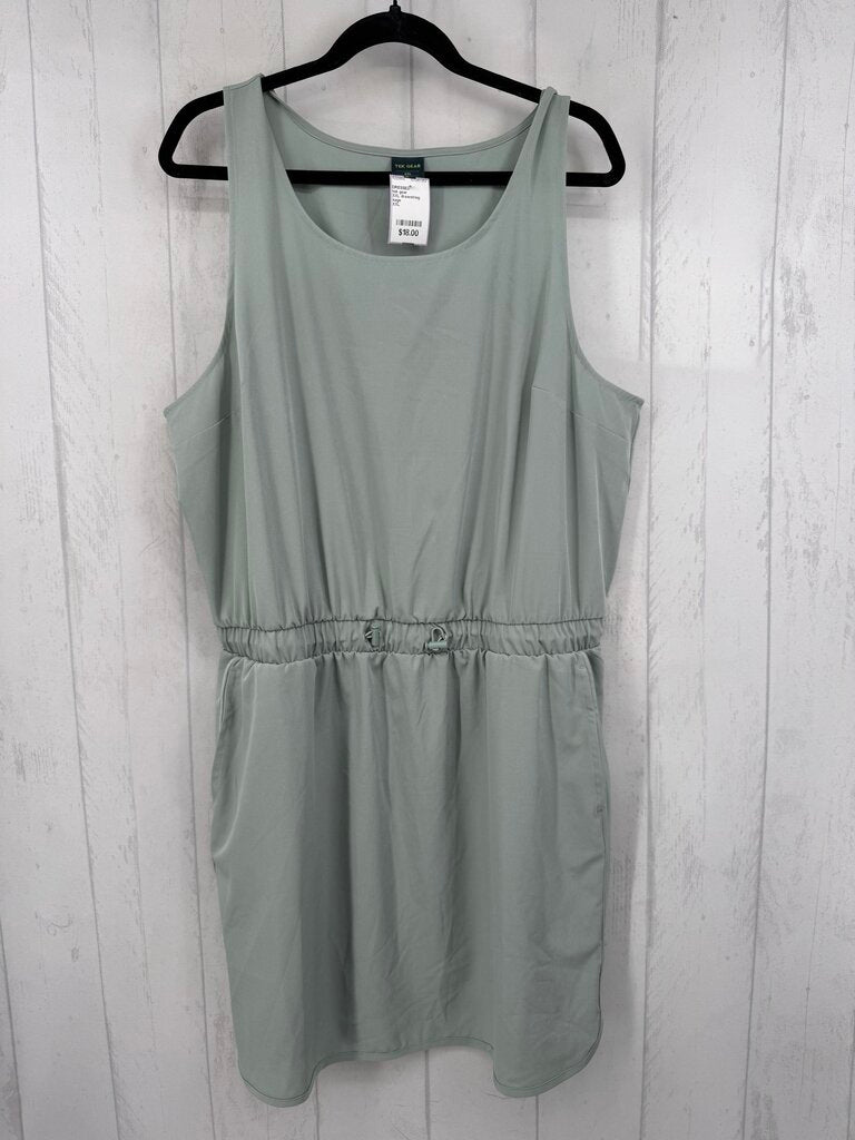 XXL drawstring waist slvls dress