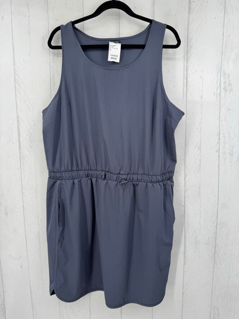 XXL drawstring waist slvls dress
