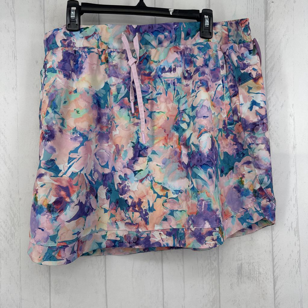 XXL flo print skort
