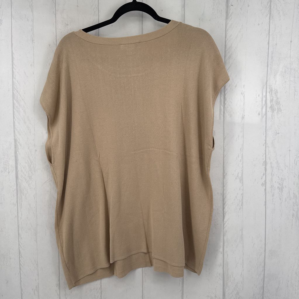 3X slvls knit top