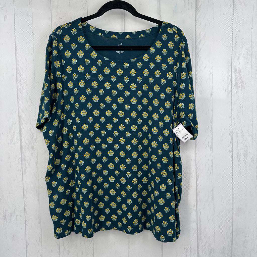 2X flo print s/s tee