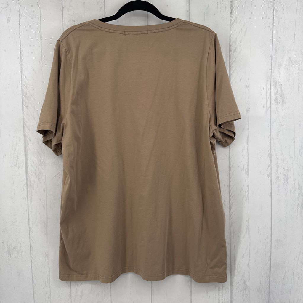 3XL v-neck s/s tee