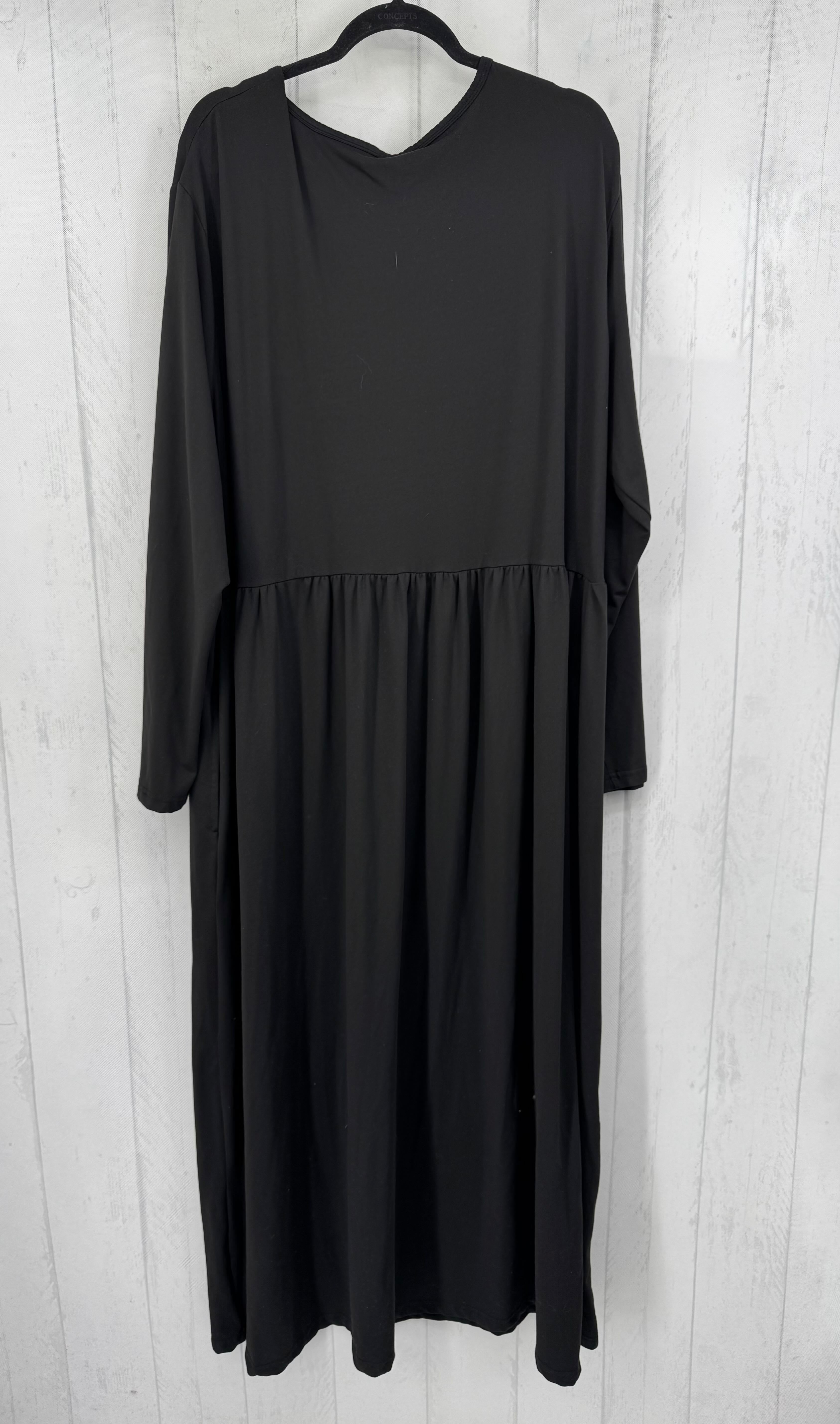 5XL l/s maxi dress