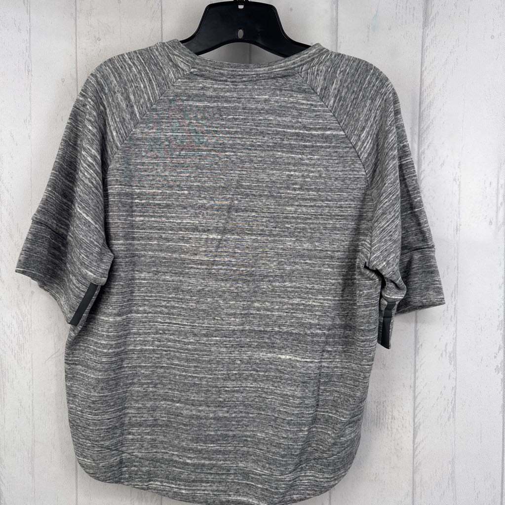 R40 L marled s/s hi-lo top