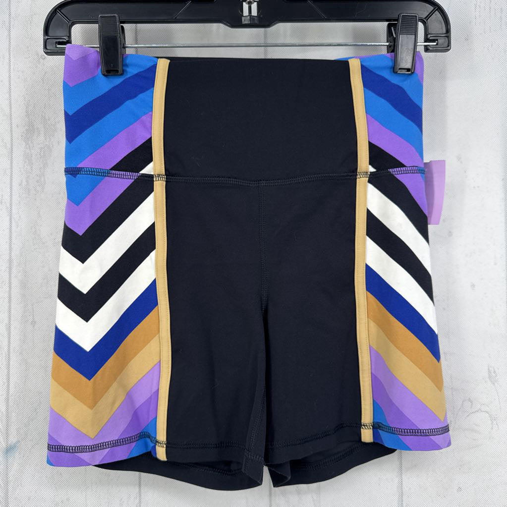 S chevron stripe bike shorts