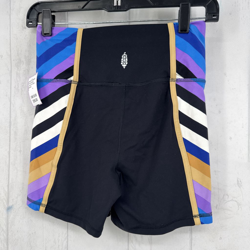 S chevron stripe bike shorts