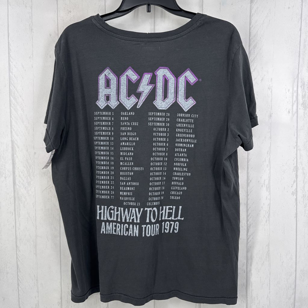 L graphic s/s tee-ac/dc