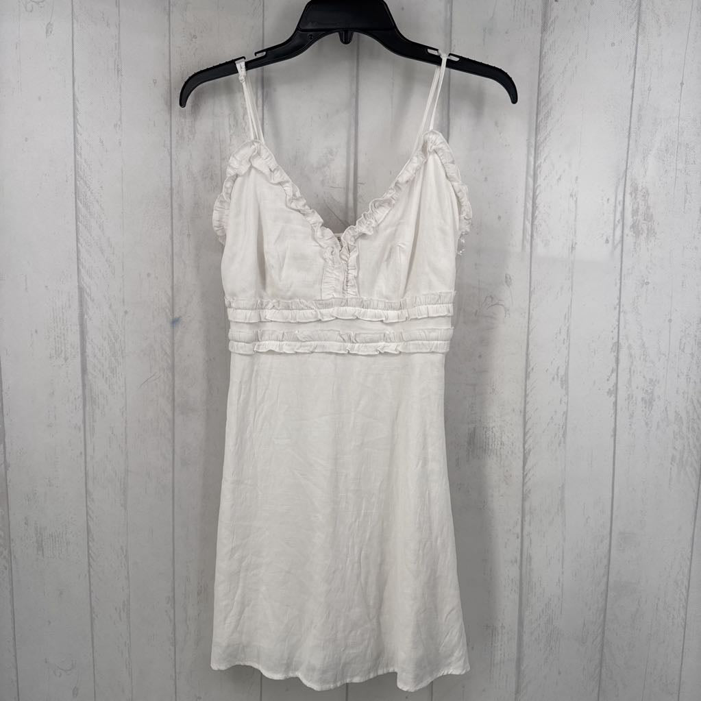 S ruffled detail sundress
