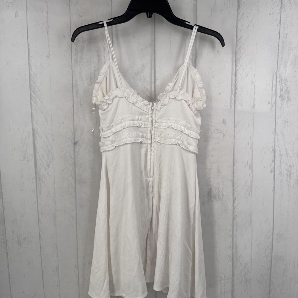 S ruffled detail sundress