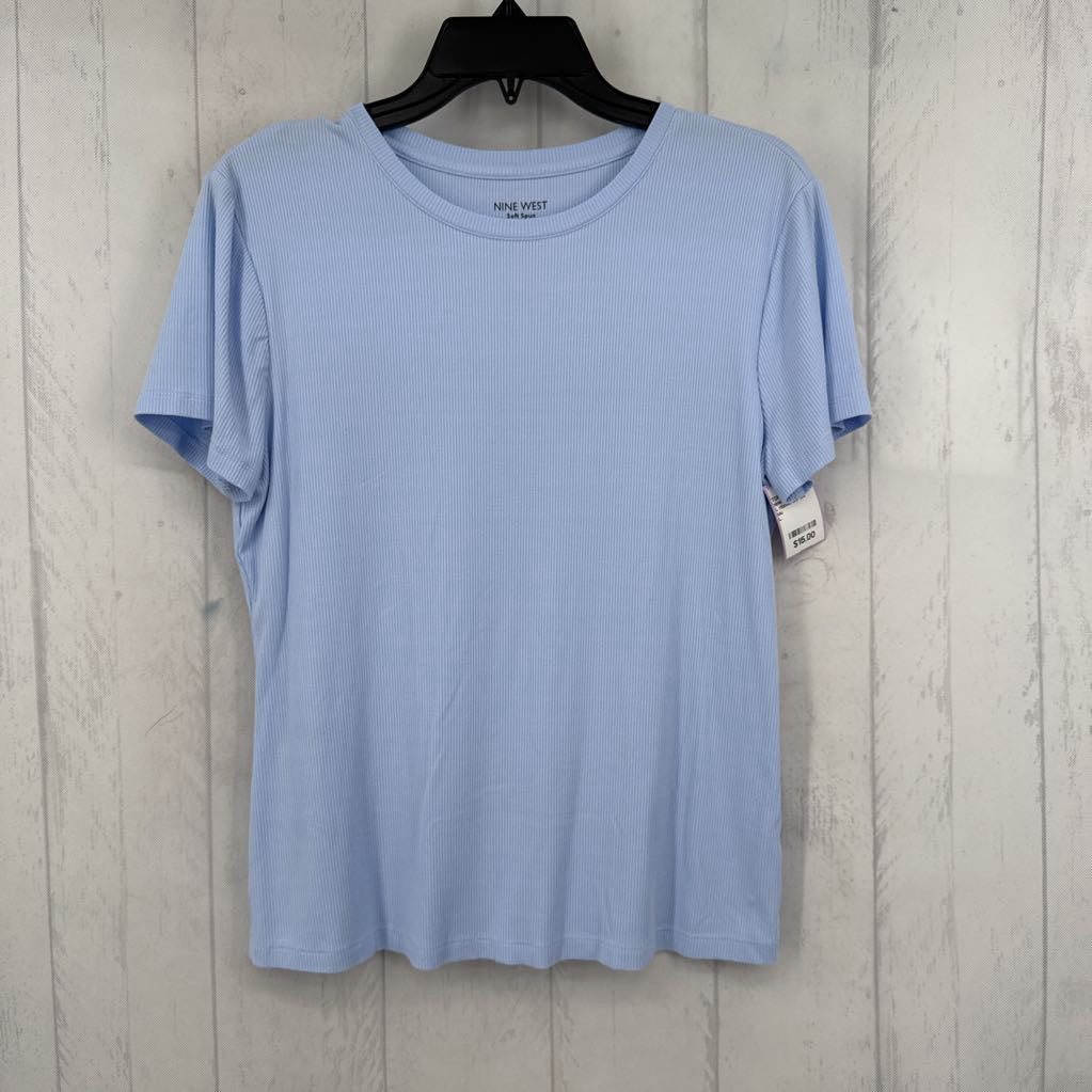L ribbed s/s tee