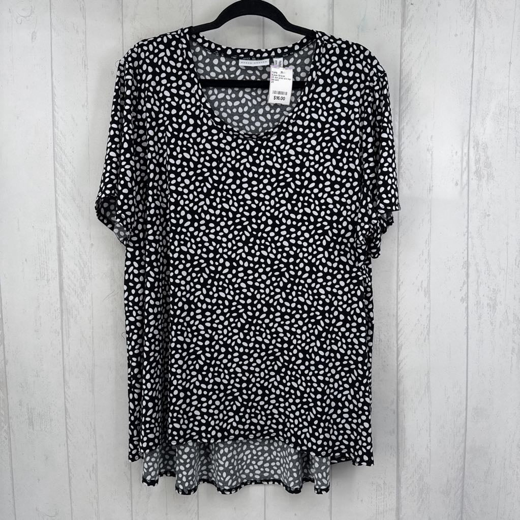 2X dot print s/s top
