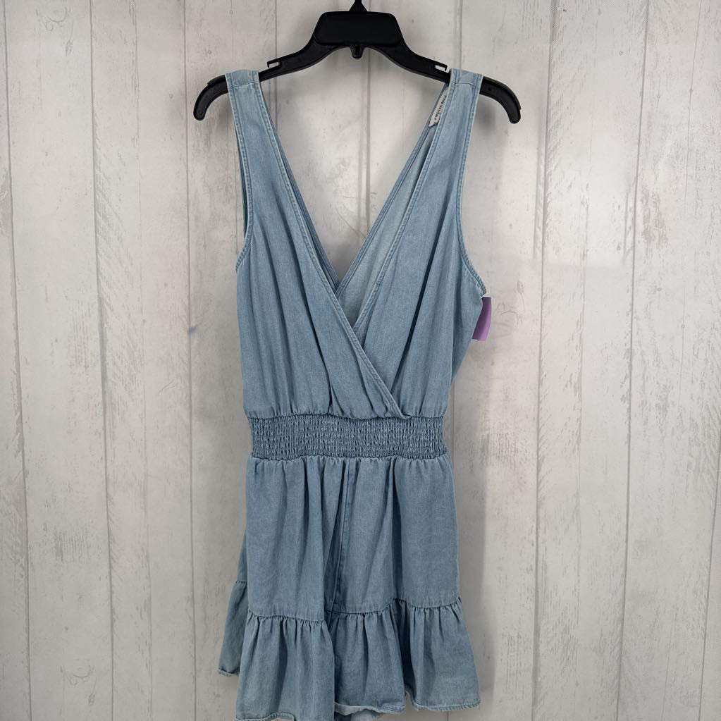 M denim slvls romper