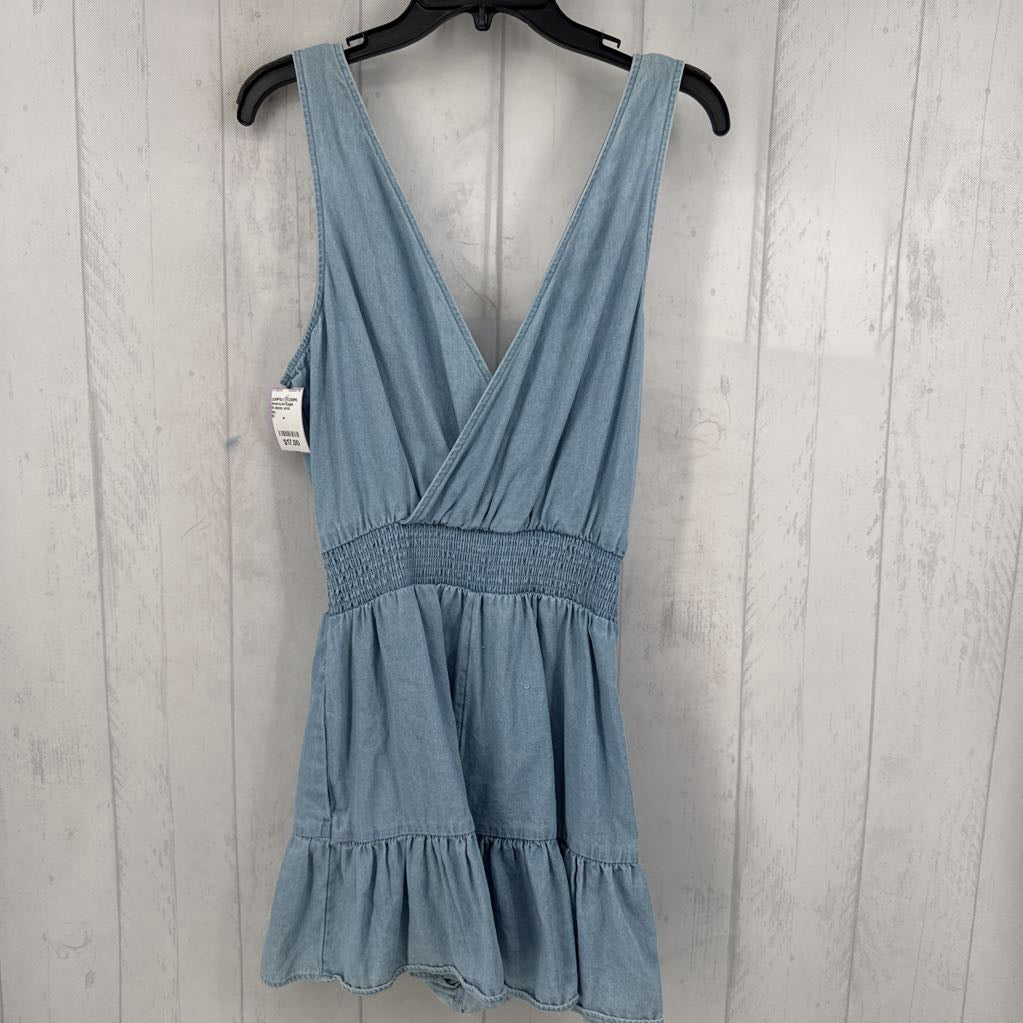 M denim slvls romper