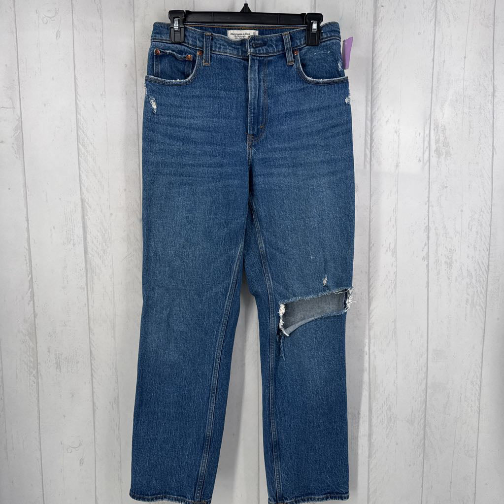 28 hi-rise straight leg jean