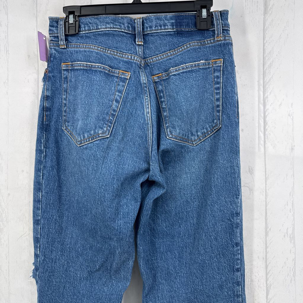 28 hi-rise straight leg jean